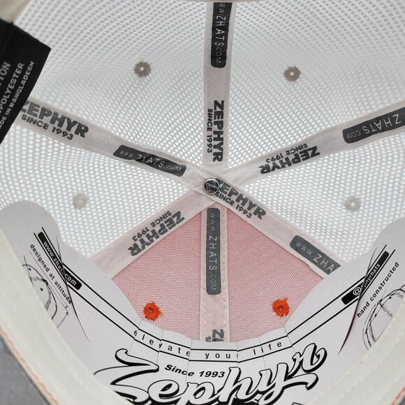 Zephyr Clemson Tigers Unisex Adult Trucker Hat Adjustable Hat Mesh Back Orange - Picture 10 of 12